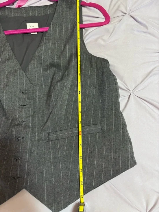 A NEW DAY pinstripe corporate chic vest - Picture 9 of 12